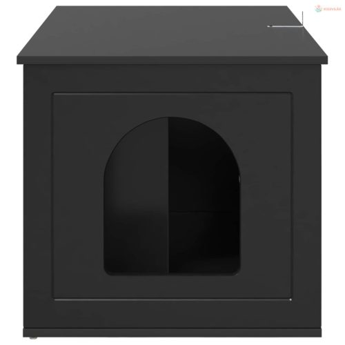 Macska Ház Fekete 85 x 55 x 50,5 cm Faanyag