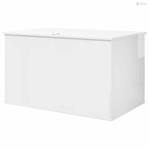 Macska Ház Fényes Fehér 85 x 55 x 50,5 cm Faanyag