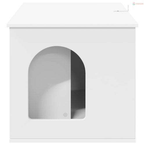 Macska Ház Fehér 85 x 55 x 50,5 cm Faanyag