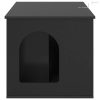 Macska Ház Fekete 85 x 55 x 50,5 cm Faanyag