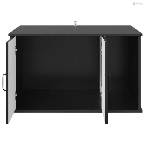 Macska Ház Fekete 85 x 55 x 50 cm Faanyag