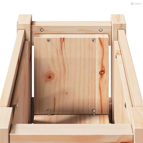 Kerti cserép Természet 31 x 31 x 70 cm Tömör fenyőfa