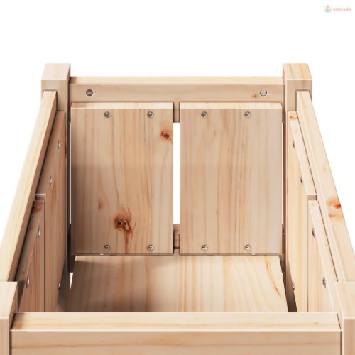 Kerti cserép Természet 40 x 40 x 70 cm Tömör fenyőfa