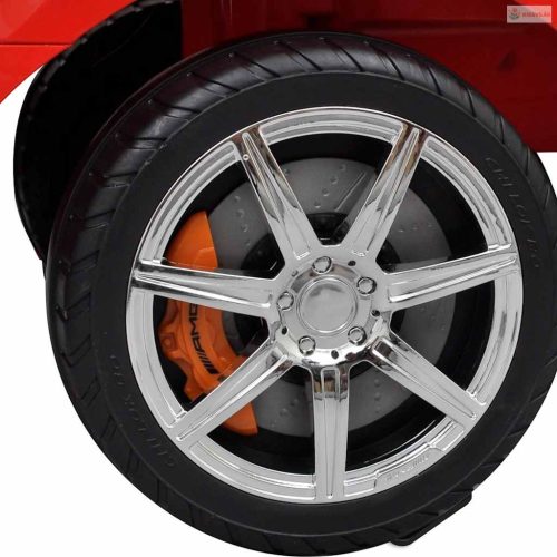 Piros lábbal tolható gyerekautó