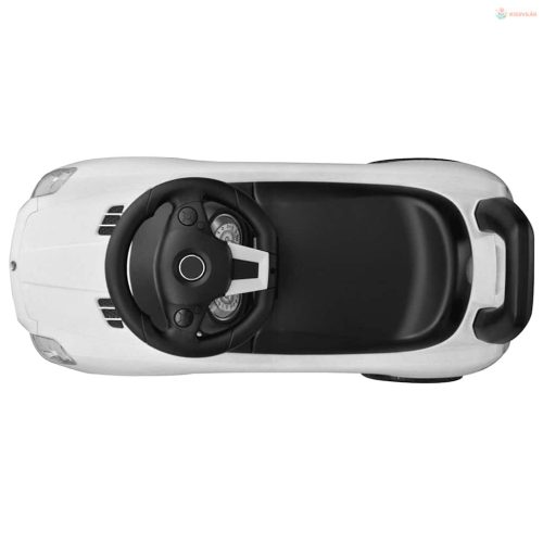 Fehér lábbal tolható gyerekautó