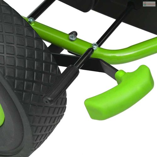 Pedálos gokart kocsi állítható üléssel zöld