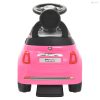 Rózsaszín ráülős Fiat 500 játékautó