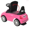 Rózsaszín ráülős Fiat 500 játékautó