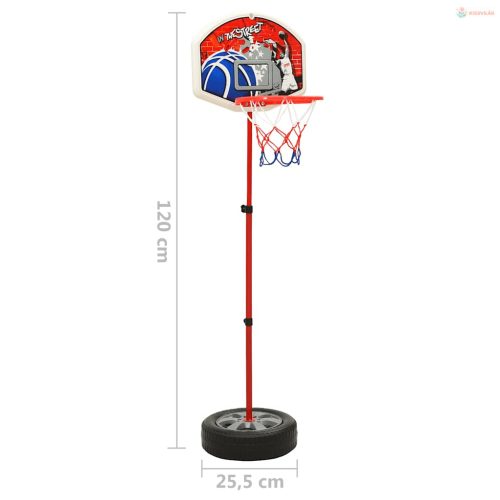 Állítható kosárlabdajáték-szett 120 cm