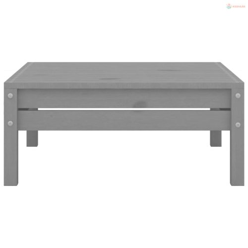 4 részes szürke tömör fenyőfa kerti ülőgarnitúra