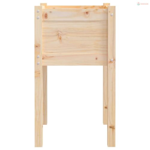 Tömör fenyőfa kerti virágtartó 50 x 50 x 70 cm