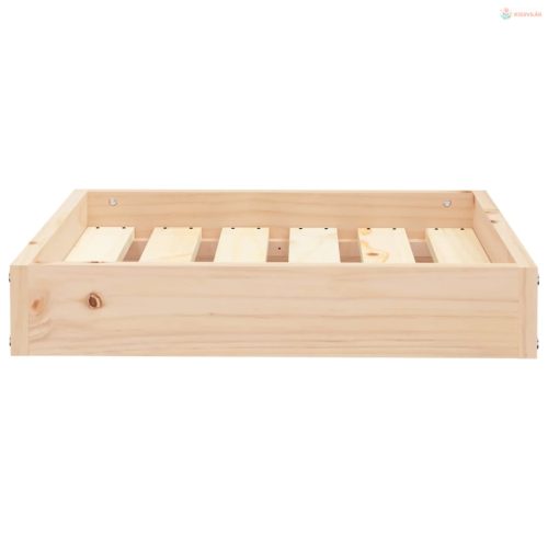 Tömör fenyőfa kutyaágy 51,5 x 44 x 9 cm