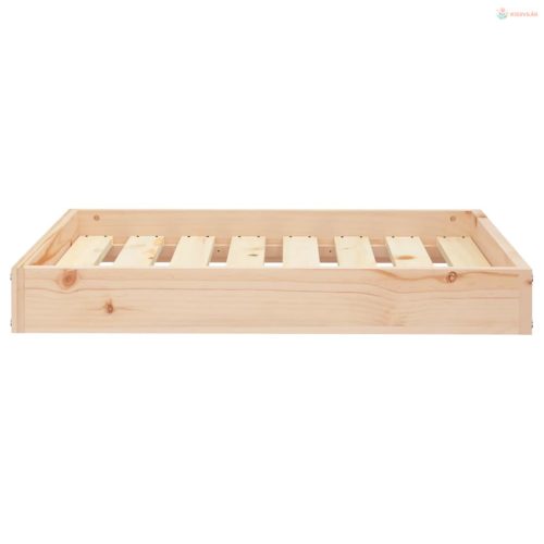 Tömör fenyőfa kutyaágy 71,5x54x9 cm