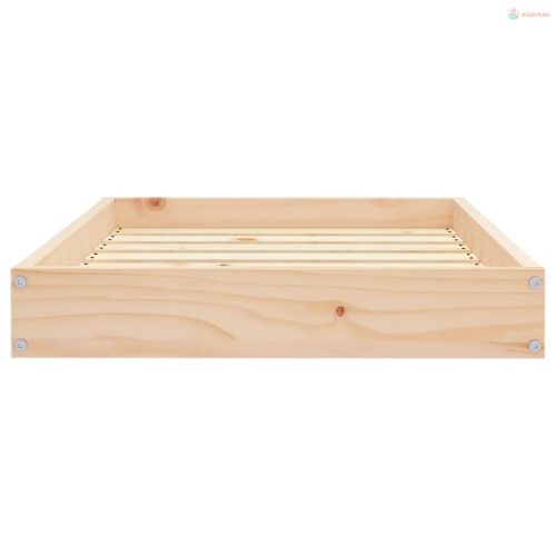 Tömör fenyőfa kutyaágy 71,5x54x9 cm