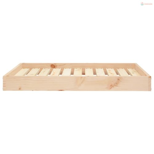 Tömör fenyőfa kutyaágy 91,5x64x9 cm