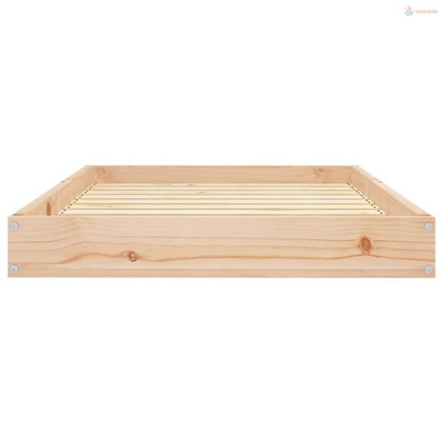 Tömör fenyőfa kutyaágy 91,5x64x9 cm