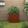 Corten acél növénytartó 32 x 30 x 29 cm