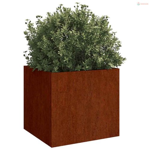 Corten acél növénytartó 32 x 30 x 29 cm