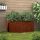 Corten acél növénytartó 62x30x29 cm