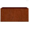 Corten acél növénytartó 62x40x39 cm
