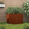 Corten acél növénytartó 62x47x46 cm
