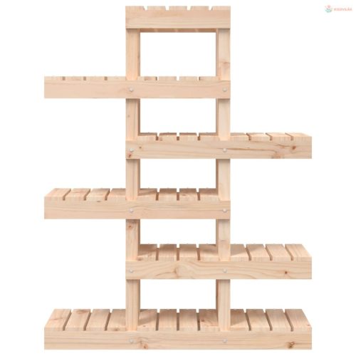 Tömör fenyőfa növénytartó 85 x 25 x 109,5 cm