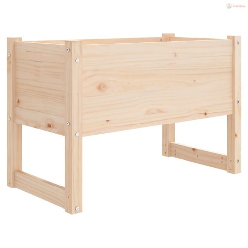 Tömör fenyő növénytartó 78x40x52 cm