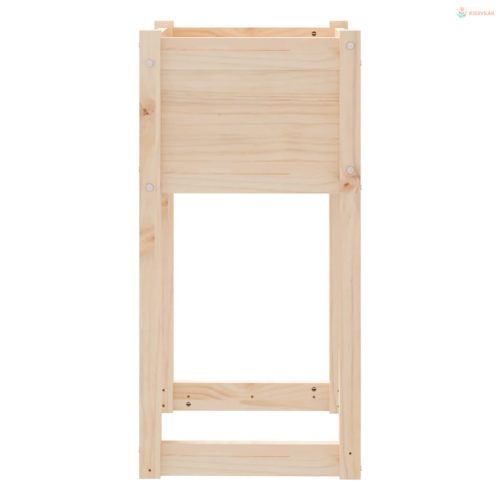 2 db tömör fenyőfa növénytartó 40x40x81 cm