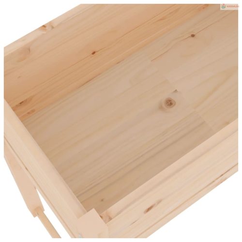 Tömör fenyő növénytartó 78x40x81 cm