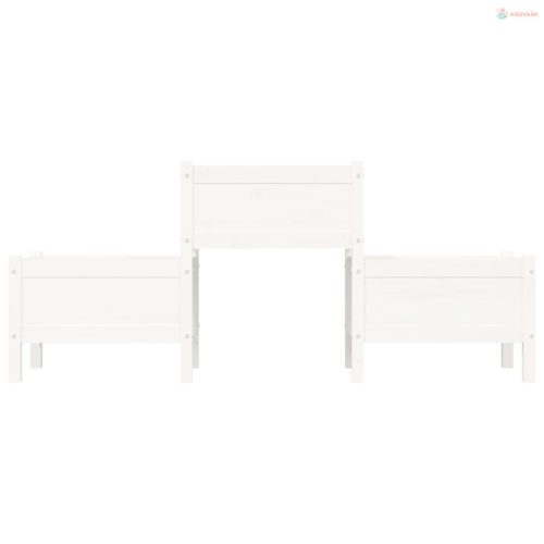 Fehér tömör fenyő növénytartó 178,5 x 44 x 75 cm