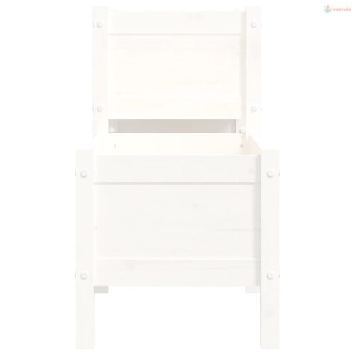 Fehér tömör fenyő növénytartó 178,5 x 44 x 75 cm