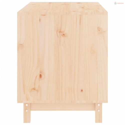 Tömör fenyőfa kutyaház 70 x 50 x 62 cm