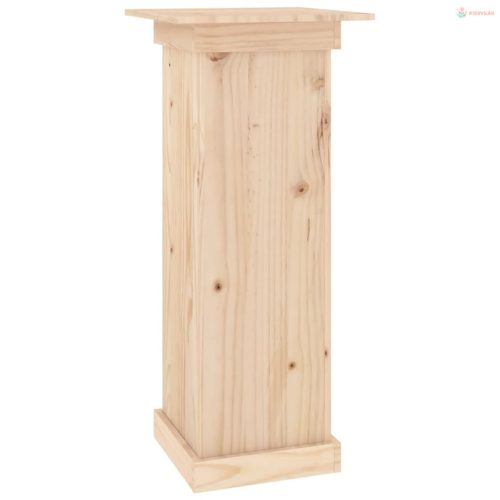 Tömör fenyőfa virágtartó állvány 40 x 40 x 60 cm