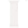 Fehér tömör fenyőfa virágtartó állvány 40 x 40 x 90 cm