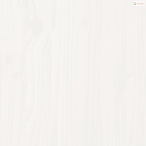 Fehér tömör fenyőfa komposztáló 63,5x63,5x77,5 cm