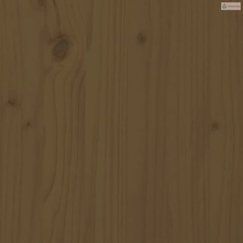 Mézbarna tömör fenyőfa tűzifatartó állvány 110 x 35 x 108,5 cm