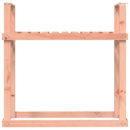 Tömör duglászfenyő tűzifatartó állvány 110x35x108,5 cm
