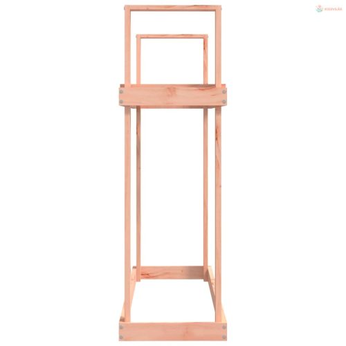 Tömör duglászfenyő tűzifatartó állvány 110x35x108,5 cm