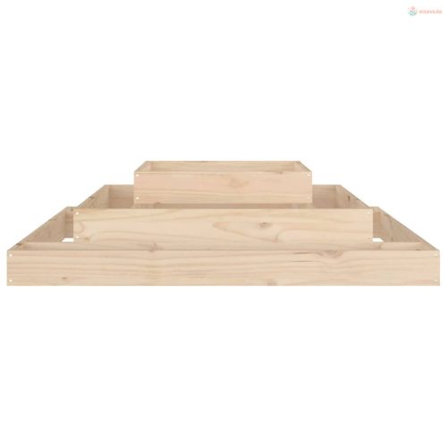 Tömör fenyő növénytartó 110x110x27 cm