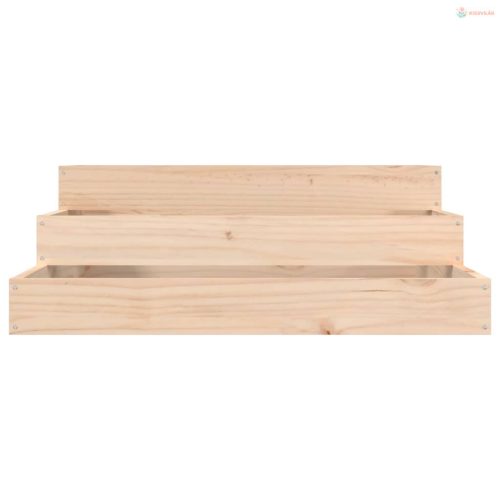 Tömör fenyő növénytartó 78x78x27 cm