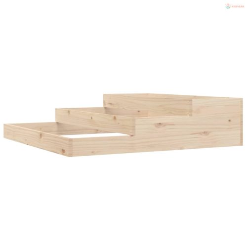 Tömör fenyő növénytartó 107x107x27 cm