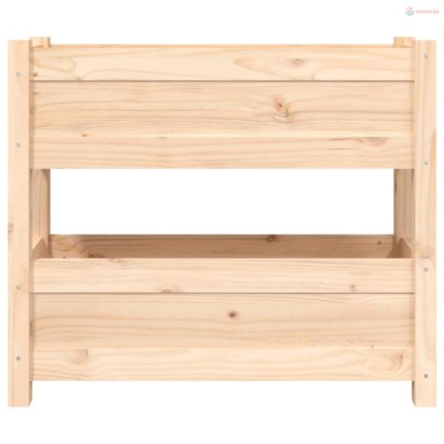 Tömör fenyő növénytartó 77x25x66 cm