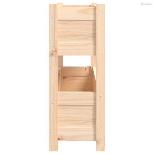 Tömör fenyő növénytartó 77x25x66 cm