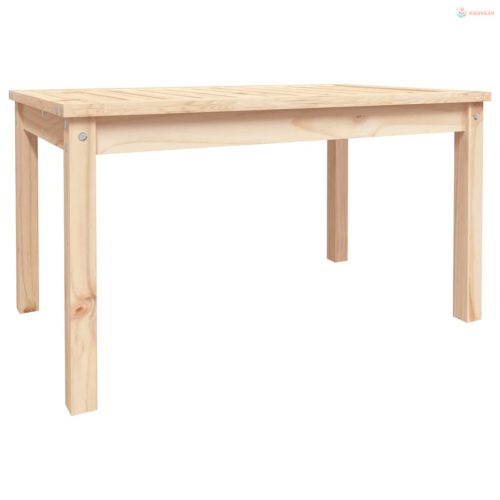 Tömör fenyőfa kerti asztal 82,5 x 50,5 x 45 cm