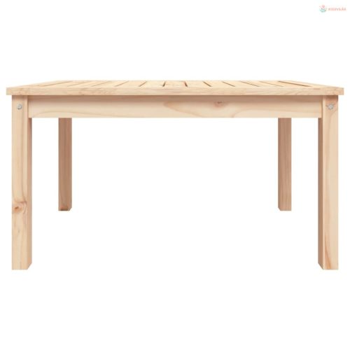 Tömör fenyőfa kerti asztal 82,5 x 50,5 x 45 cm