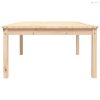 Tömör fenyőfa kerti asztal 121x82,5x45 cm