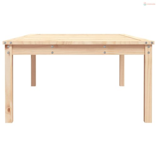 Tömör fenyőfa kerti asztal 121x82,5x45 cm