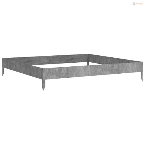 Corten acél kerti magaságyás 100 x 100 x 18,5 cm