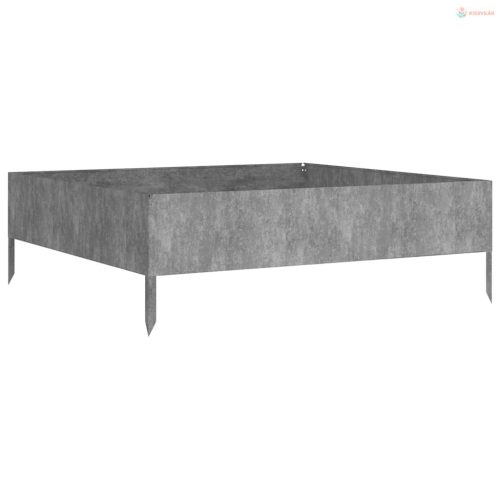 Corten acél kerti magaságyás 100x100x33,5 cm