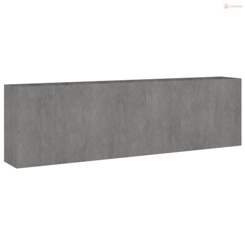 Corten acél kerti magaságyás 280x40x80 cm